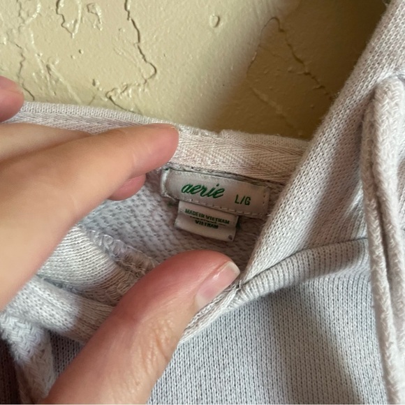 Aerie Weekend Oversized Hoodie Sweatshirt Cream Tie‎ Dye Paradise Bound - Picture 4 of 8